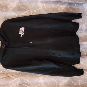 The North Face dark hunter green hoodie, size medium